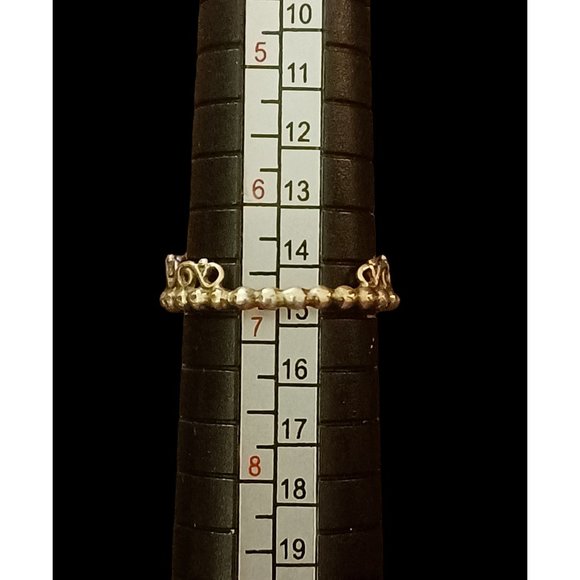 Pandora Ale S925 Marked Princess Crown Ring Size 6.75 - Picture 3 of 7
